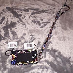 Vera Bradley Zip ID Case with matching Lanyard